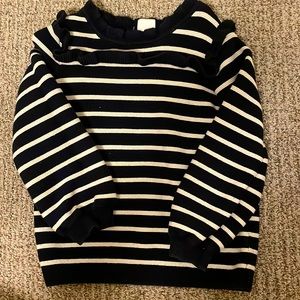 Excellent condition.  Blue and white girls sweater size 4T SFPF